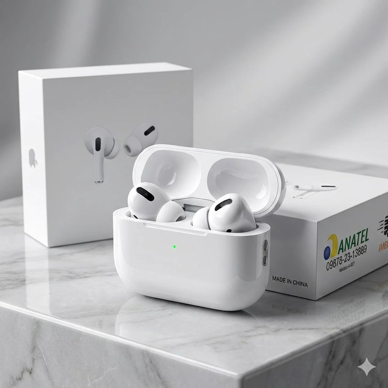 Fone de Ouvido Sem Fio Bluetooth TWS A-607 Air Pro 6 Esportivo Com Microfone