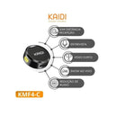 Microfone de Lapela Sem Fio KAIDI KMF4-C – Tipo-C Magnético e Alta Qualidade de Som Bateria Longa