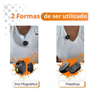 Microfone de Lapela Sem Fio KAIDI KMF4-C – Tipo-C Magnético e Alta Qualidade de Som Bateria Longa